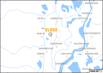 map of El Oso