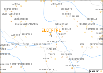 map of El Otatal