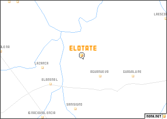 map of El Otate