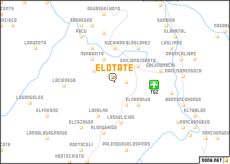 map of El Otate