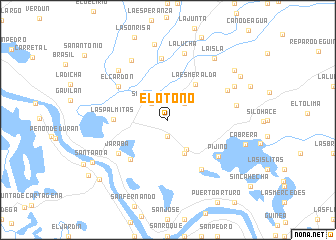 map of El Otoño