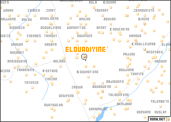 map of El Ouadiyine