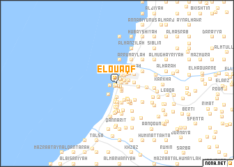 map of El Ouaqf