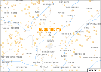 map of El Ouardîyé