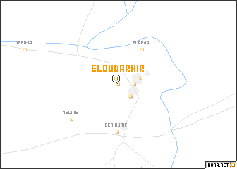 map of El Oudarhir