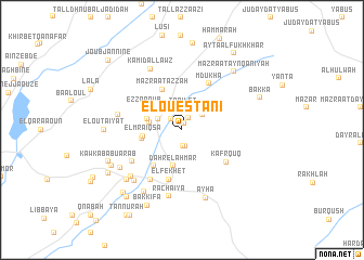 map of El Ouestâni