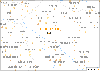 map of El Ouesta