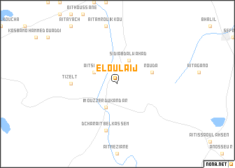 map of El Oulaij