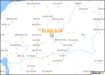 map of El Ouldja