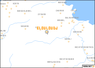 map of El Ouloûdj