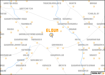 map of Éloum