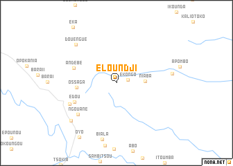 map of Eloundji