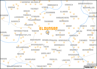 map of El Ounsar