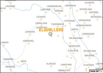 map of El Ovallero