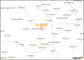 map of Elovec