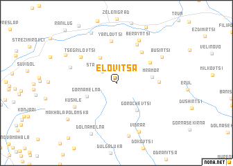 map of Elovitsa