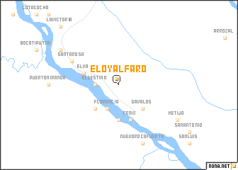 map of Eloy Alfaro