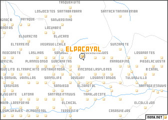 map of El Pacayal