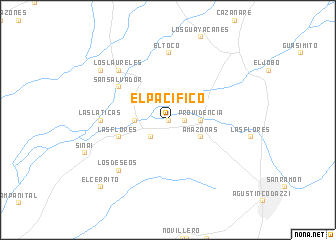 map of El Pacífico