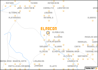 map of El Pacón