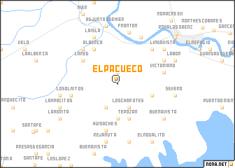 map of El Pacueco