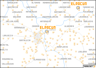 map of El Pacún