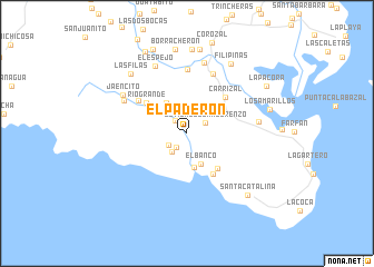 map of El Paderón