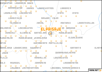 map of El Paisaje