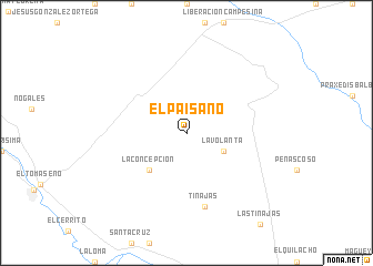 map of El Paisano