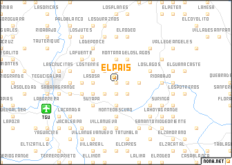 map of El País