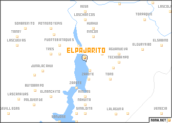 map of El Pajarito