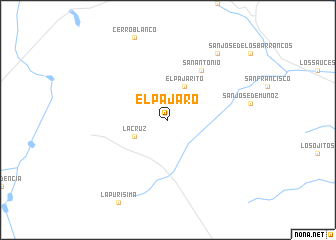 map of El Pájaro