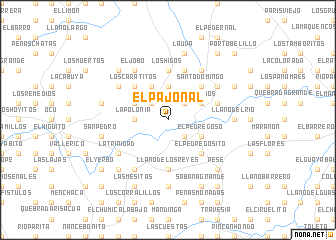 map of El Pajonal