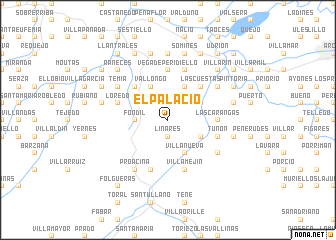 map of El Palacio