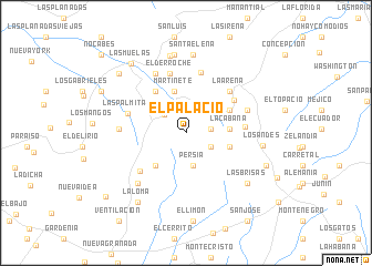 map of El Palacio