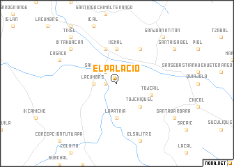 map of El Palacio