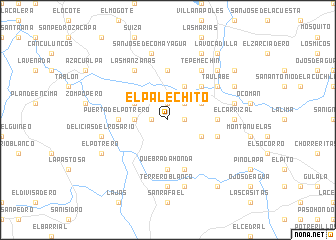 map of El Palechito