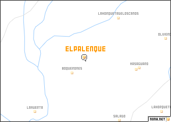 map of El Palenque