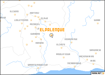 map of El Palenque