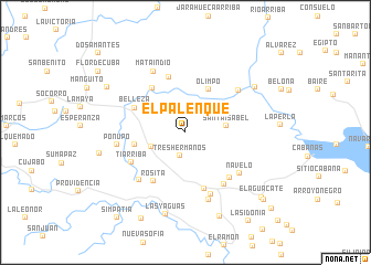 map of El Palenque