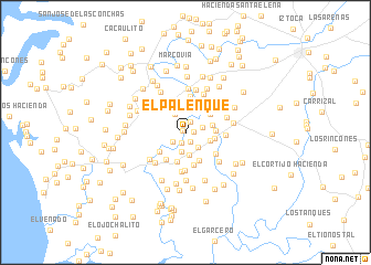 map of El Palenque