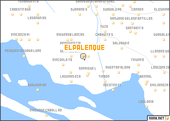 map of El Palenque