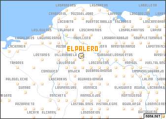 map of El Palero