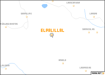 map of El Palillal