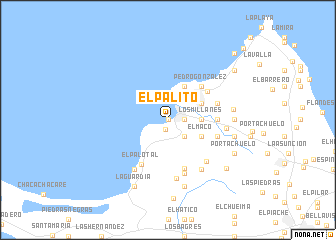 map of El Palito