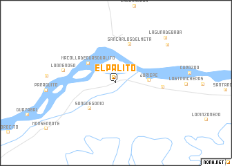 map of El Palito