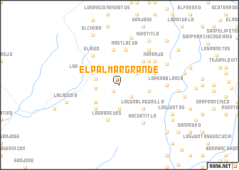 map of El Palmar Grande