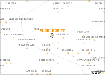 map of El Palmarito