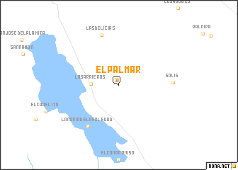 map of El Palmar