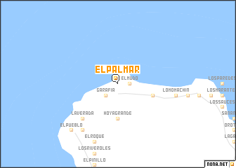 map of El Palmar